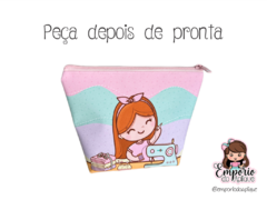 NECESSAIRE TRIÂNGULO FLORAL DIA DA MULHER - comprar online