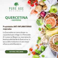 Quercetina + Bioperina - PureAge Naturals