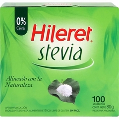 EDULCORANTE HILERET STEVIA X100 SOBRES