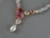Colar de quartzos-rosa e cristais - loja online