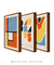 Conjunto de Quadros Decorativos Abstratos Minimalistas Bauhaus na internet