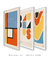 Conjunto de Quadros Decorativos Abstratos Minimalistas Bauhaus