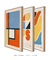 Conjunto de Quadros Decorativos Abstratos Minimalistas Bauhaus - comprar online