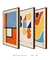 Conjunto de Quadros Decorativos Abstratos Minimalistas Bauhaus - Quadros Decorativos de Parede | We Frame Galeria de Arte Online