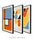 Imagem do Conjunto de Quadros Decorativos Abstratos Minimalistas Bauhaus