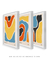 Conjunto de Quadros Decorativos Formas Minimalistas - loja online