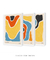 Conjunto de Quadros Decorativos Formas Minimalistas - comprar online