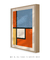 Quadro Decorativo Abstrato Minimalista Bauhaus