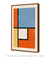 Quadro Decorativo Abstrato Minimalista Bauhaus - comprar online