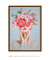 Quadro Decorativo Mulher com Flores na Cabeça na internet