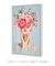Quadro Decorativo Mulher com Flores na Cabeça - loja online