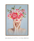 Quadro Decorativo Mulher com Flores na Cabeça - loja online