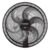 Ventilador De Mesa Mondial Super Power Vsp-30-b 30cm 220V - comprar online