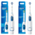 Escova de Dentes Elétrica Kit 2 Escovas OralB +4 Pilhas