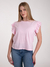 Remera CR c/ Volados Lisa Algodon T S/L (RC001880) - comprar online