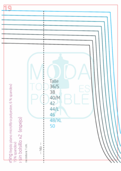 050. Molde para Short Running con calza - Moldes digitales andreacecilia20