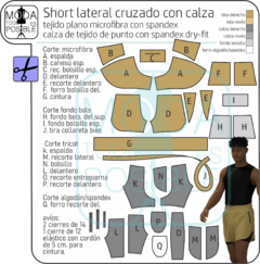 Imagen de 050. Molde para Short Running con calza