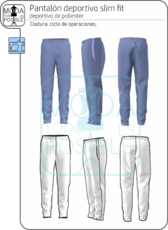 Imagen de 051. Molde para Pantalon deportivo