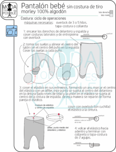 Imagen de 021. Molde para Conjunto interior bebé