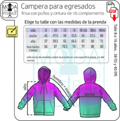 Molde para imprimir Campera con capucha niño/teen - Moldes digitales andreacecilia20