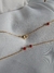 Collar en Oro Laminado. Deep Red. - comprar online