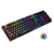 Teclado Gamer semi-mecânico, PC Original, RGB LED retro iluminado, PC - loja online