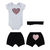 Conjunto Body Coração Orango Kids - comprar online