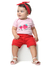 Conjunto Body Sunset Orango Kids