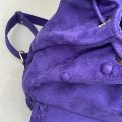 Mochila tranças - cor violeta - Volpi Design