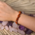 Pulseira Unissex Pedra Natural - Jaspe Vermelho - comprar online