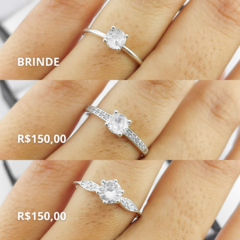 1mm - Aliança de Namoro Diamantado - comprar online