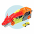 Hotwheels City Dragon Transportador Y Lanza Autos Mattel - comprar online