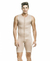 Modelador Masculino Yoga com Pernas, Abertura Frontal com Cava e Decote Alto - 3009/3041 Y AB