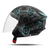 Capacete Aberto Pro Tork New Liberty 3 Flowers - Zig Motopecas | Capacetes e Peças de Moto