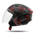 Capacete Aberto Pro Tork New Liberty 3 Flowers