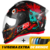 Capacete Fechado Pro Tork Stealth Zombie Fosco