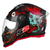 Capacete Fechado Pro Tork Stealth Zombie Brilhante - comprar online