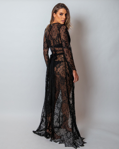 KAFTAN BLACK LACE - comprar online