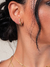 Brinco Ear Cuff Diamantado com Bolinhas Intercaladas - comprar online