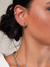 Brinco Ear Cuff Diamantado com Bolinhas Intercaladas - loja online