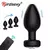 Image of Silicone Vibrating Anal Plug with Remote Control - 10 Vibration Modes