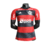 Camisa Flamengo I Patrocínios 23/24 Jogador Adidas Masculina - Vermelho e Preto