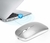 Mouse Wireless 1600 Dpi Com 3 Botões Cinza Agold MS04A-C na internet