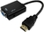 Cabo Conversor HDMI Macho Para VGA Femea P2 de Áudio MB1171 on internet