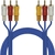 Cabo de Áudio e Vídeo 3 RCA X 3 RCA Reforçado Com 1,50 Metro