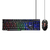 Kit Teclado e Mouse Gamer Shortcut K8 RAINBOW MBTech MB4443