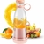 Garrafa Mixer Mini Juicer Recarregável Portátil 420ml Rosa - comprar online