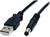 Cabo USB Macho Com Saída DC 5,5mm Com 1 Metro MBTech MB1099 - comprar online