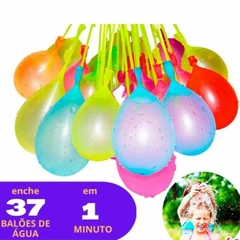 Kit Balões De Água Coloridos Com 37 Bexiguinhas