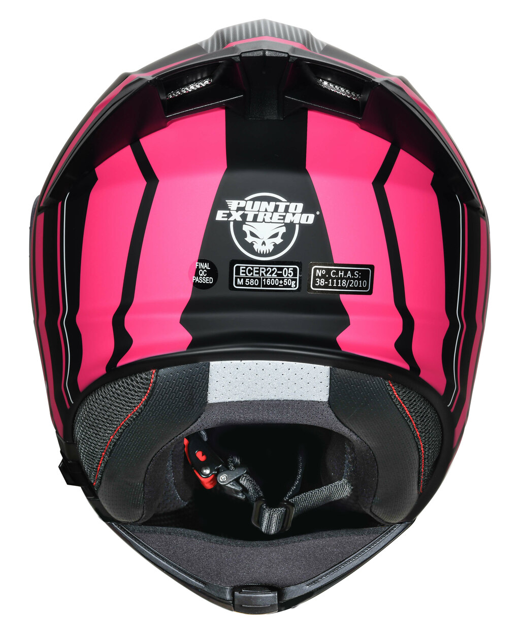 Casco rebatible con doble visor
